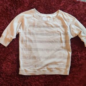 Sweatshirt top with studs